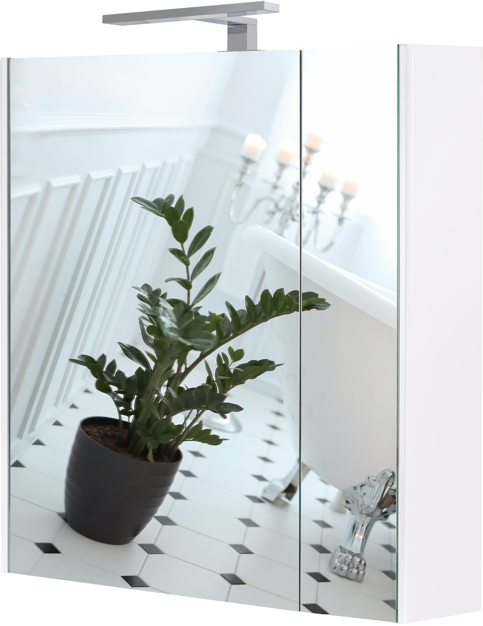 

Зеркальный шкаф QTAP Albatross QT0177ZP700LW с LED-подсветкой белый