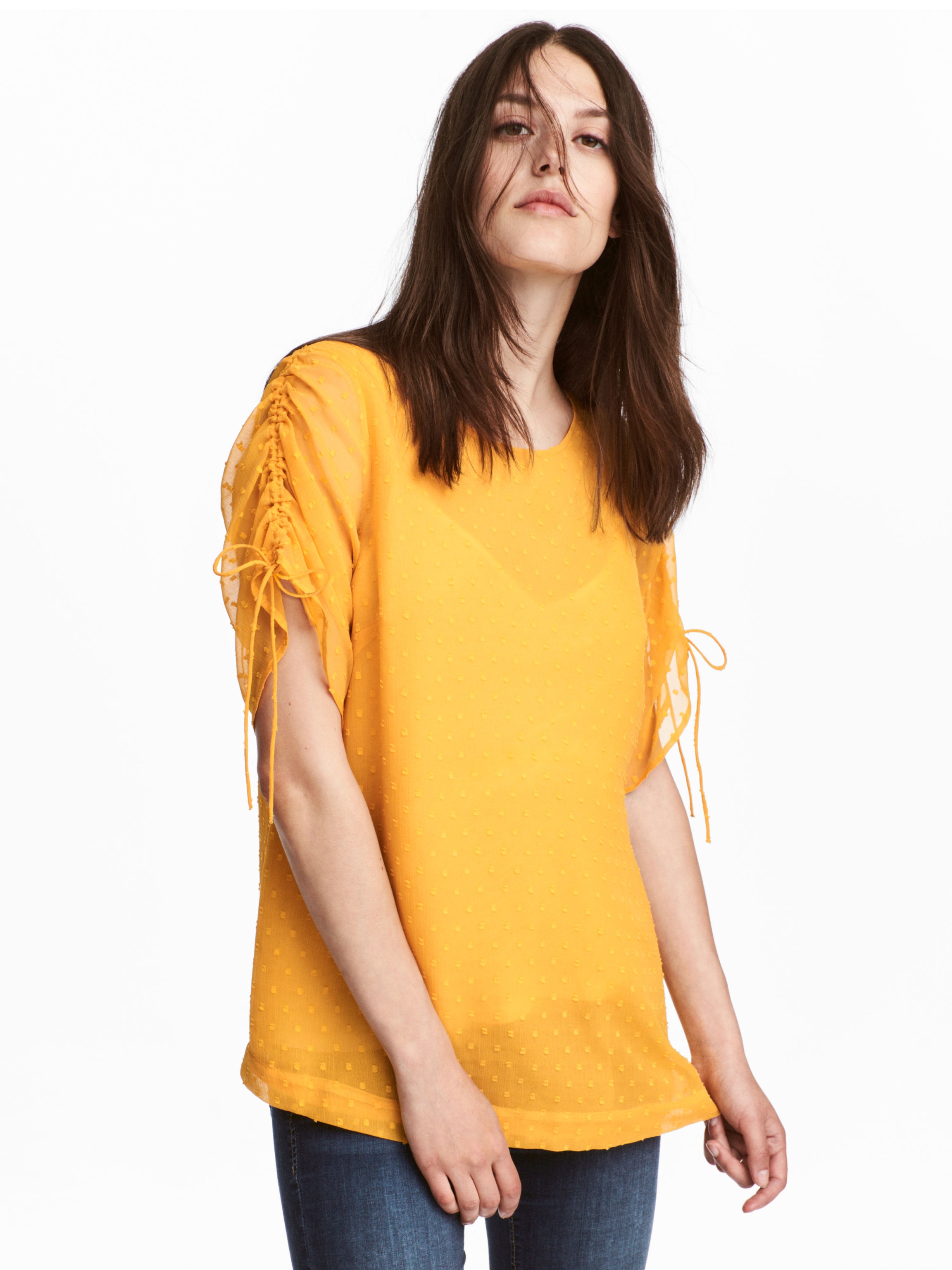 

Блузка для беременных H&M 5102436 XL Желтая