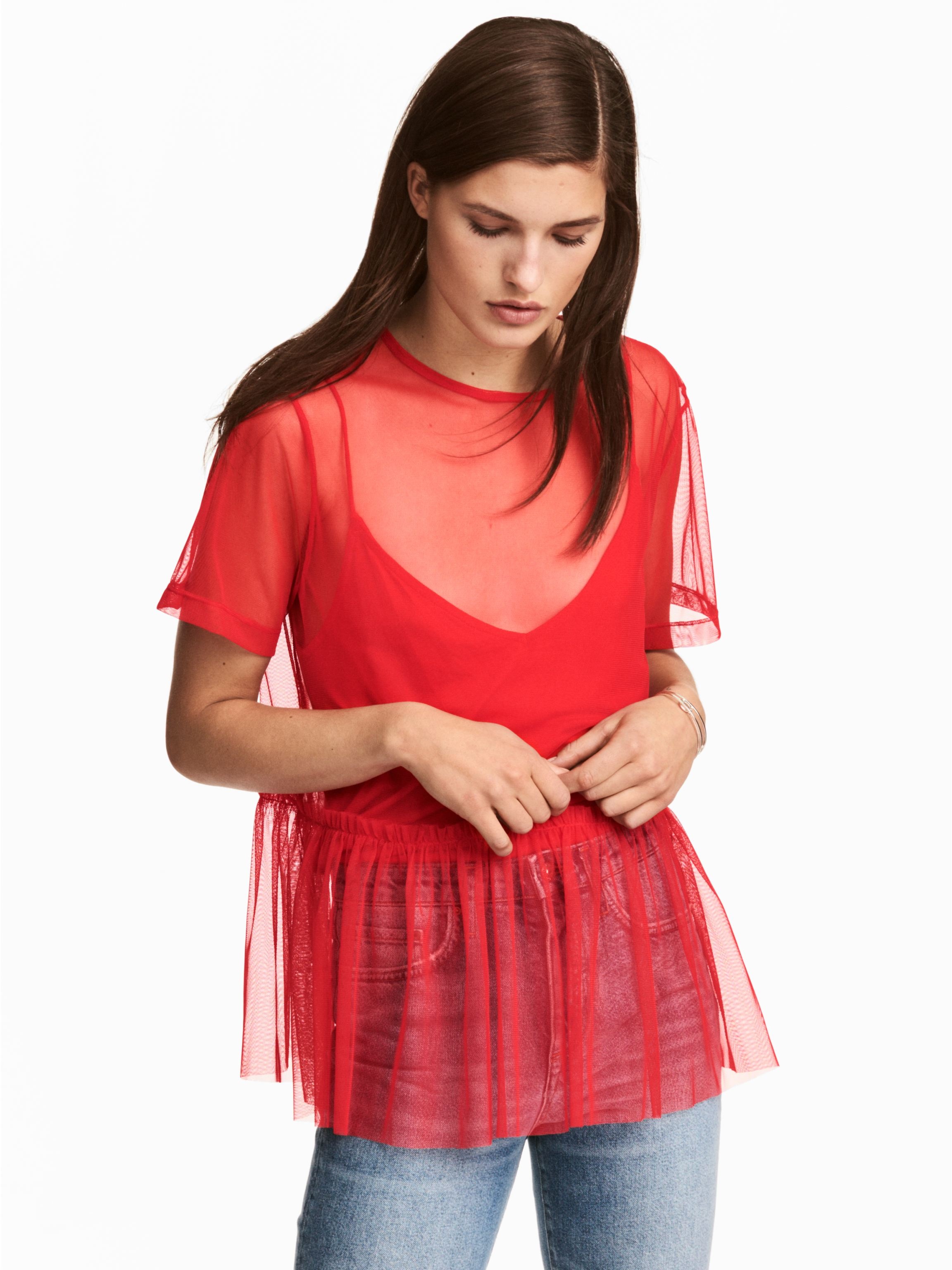 

Блузка H&M 5516495 L Красная