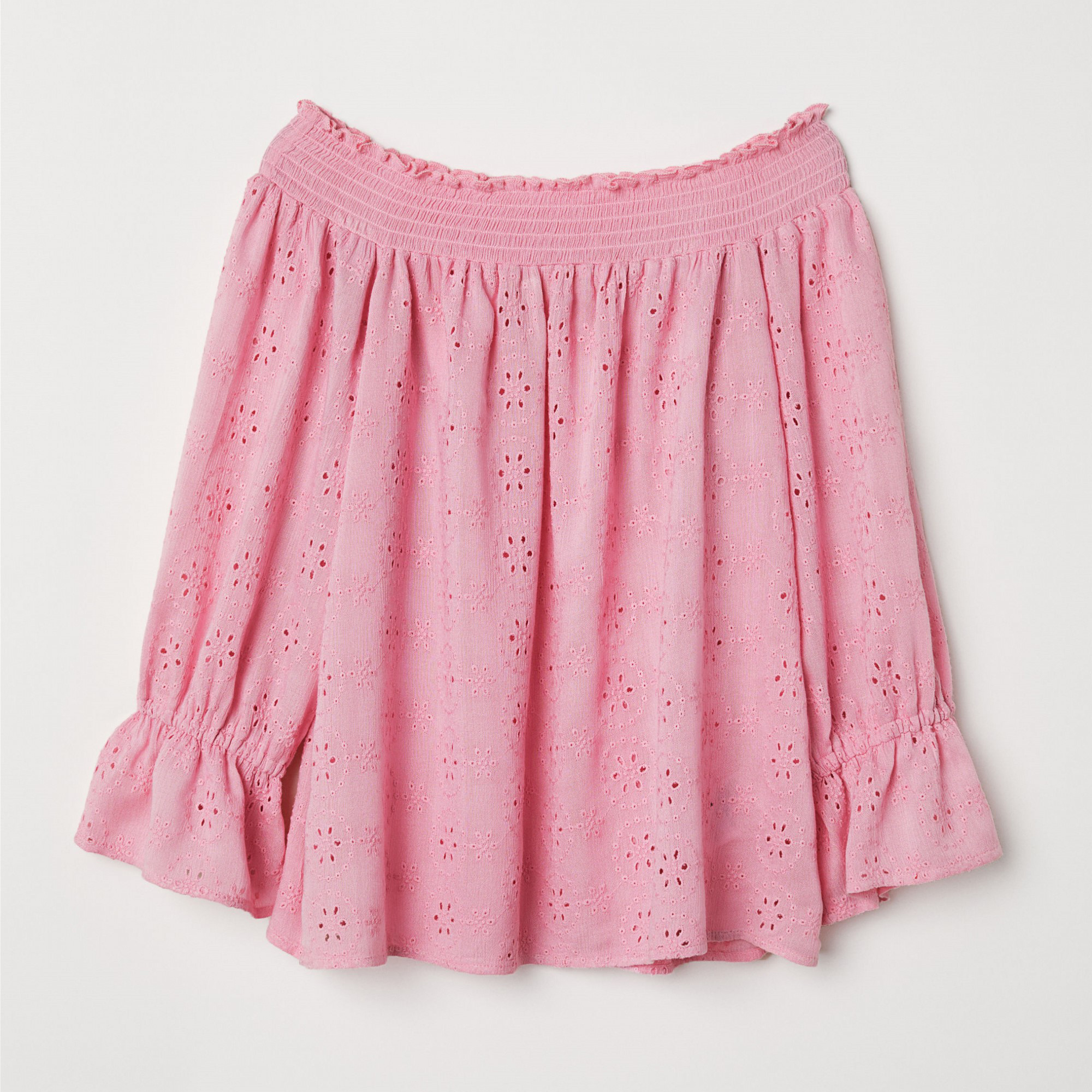 

Блузка H&M 5963467 34 Бледно-розовая