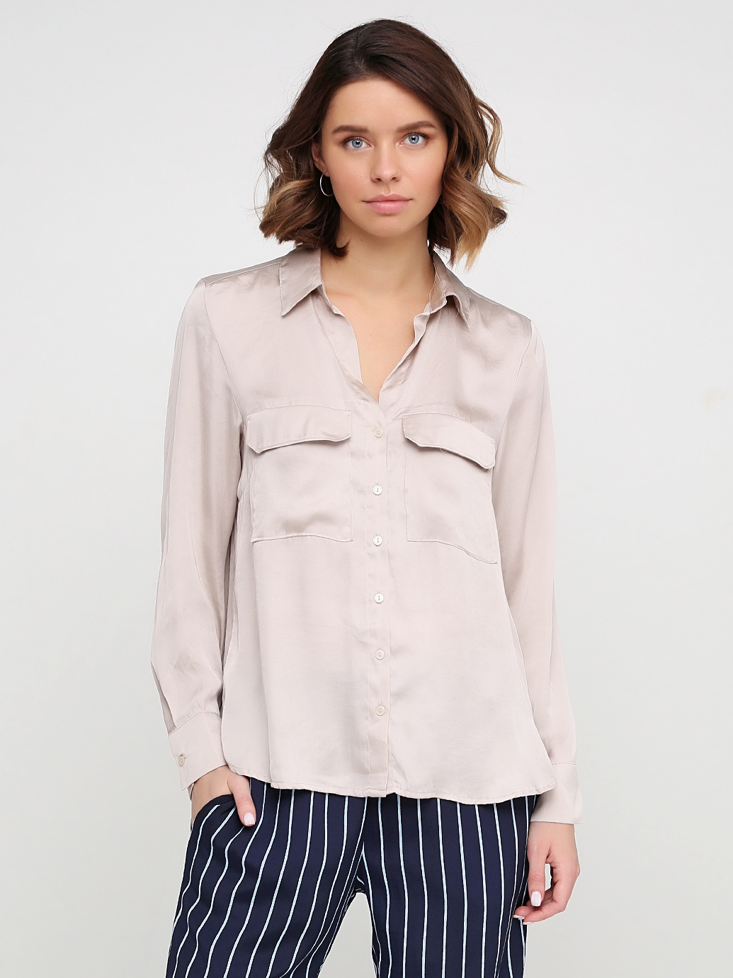 

Блузка H&M 6022937 38 Песочная