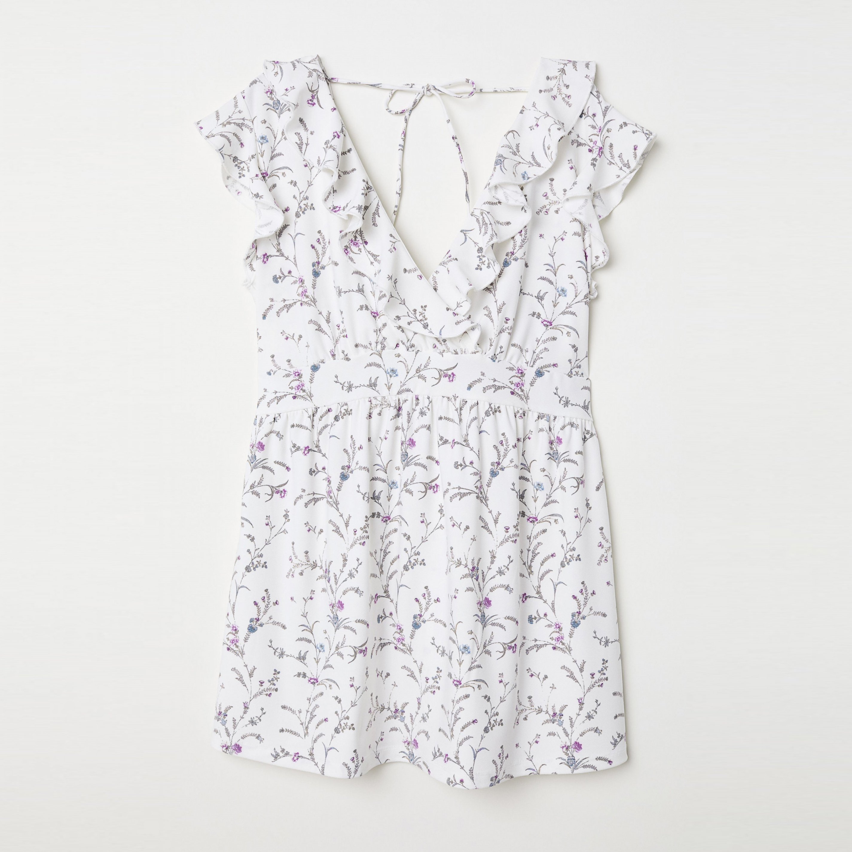 

Блузка для беременных H&M 6229027 XS Белая с цветами
