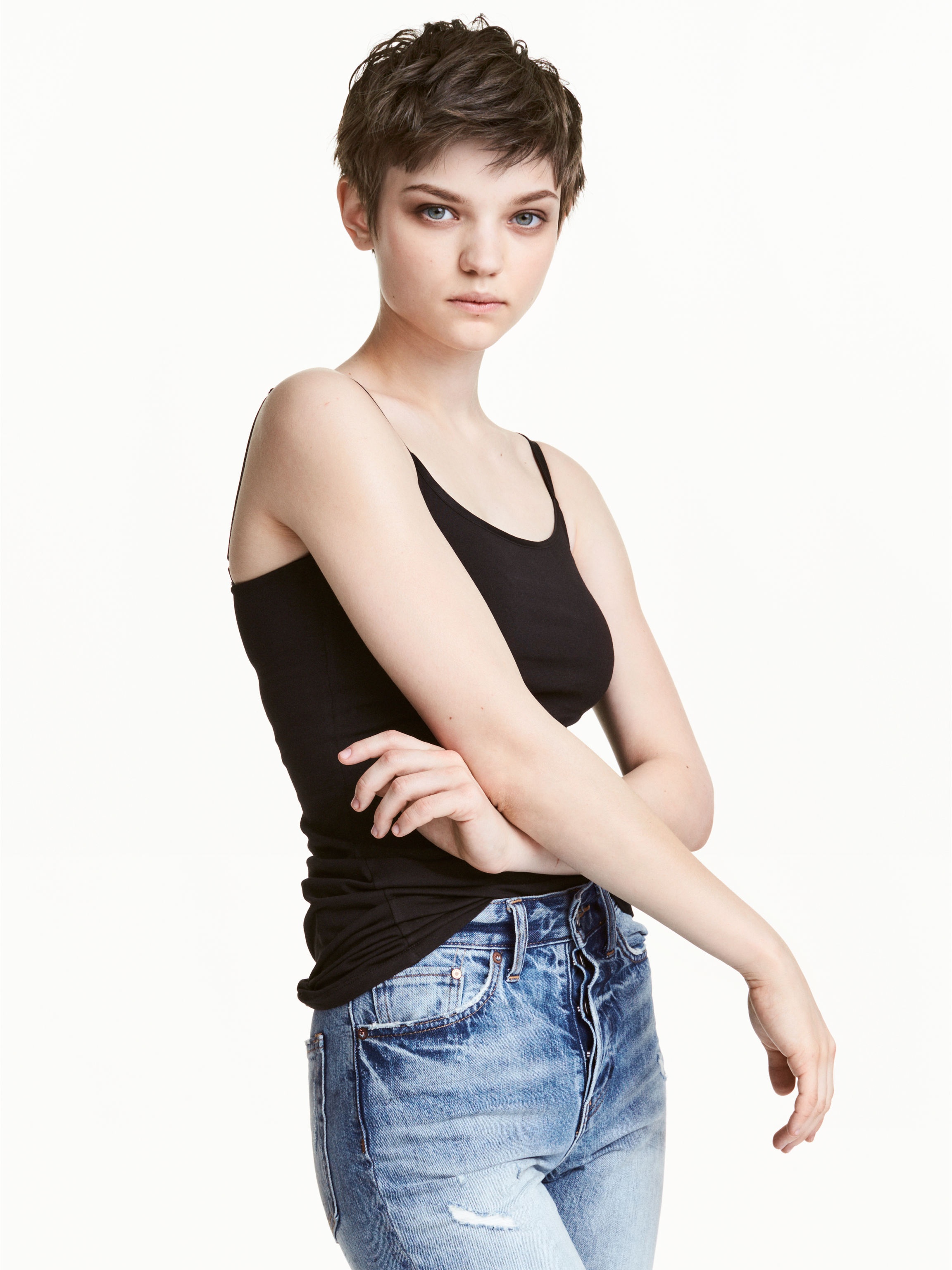 

Майка H&M 3555693 XS Черная