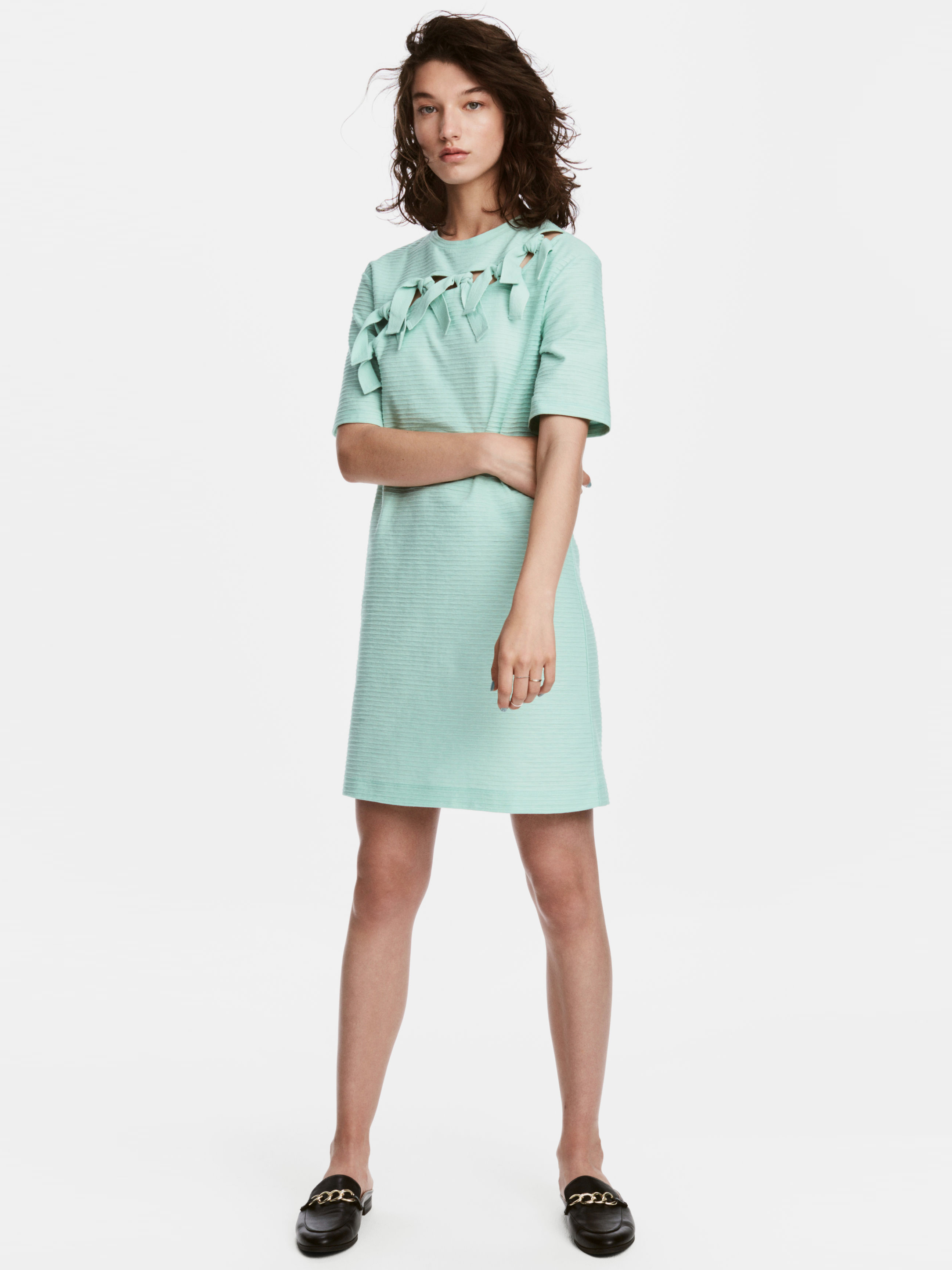 

Платье H&M 5549016 36 Светло-бирюзовое