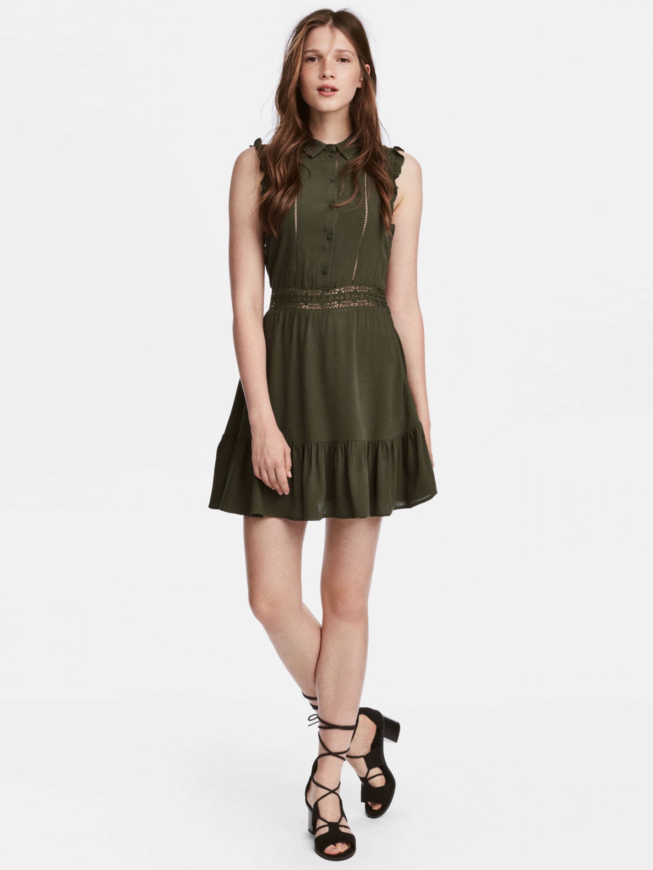 

Платье H&M 5072246 44 Темно-зеленое