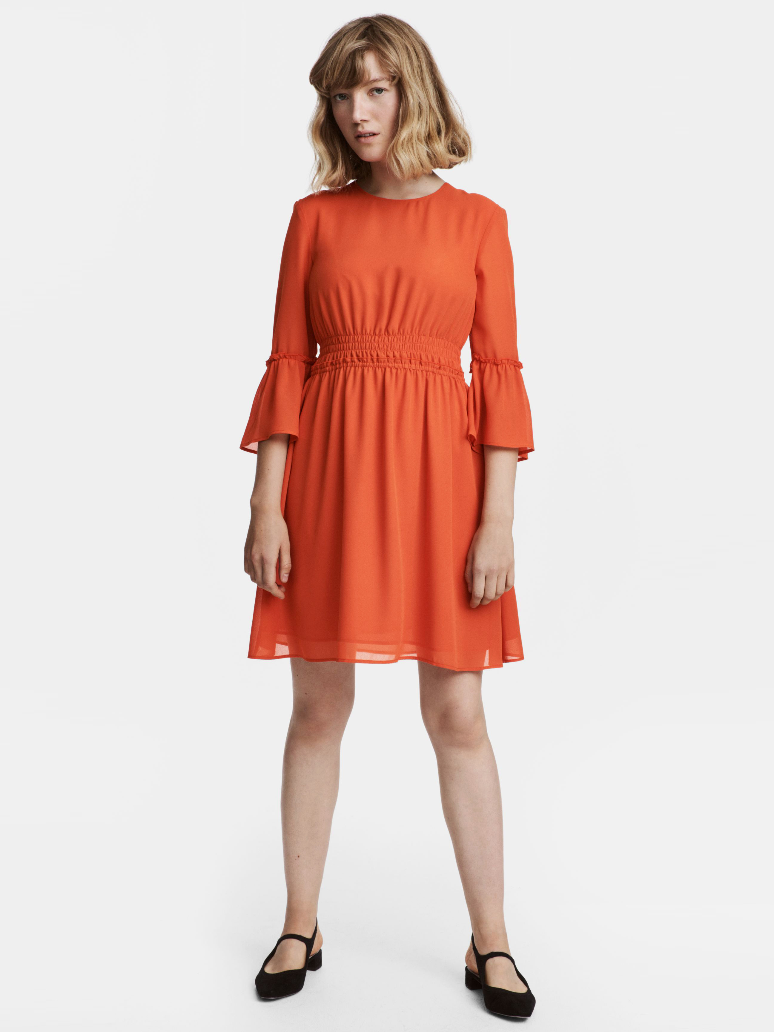 

Платье H&M 5459316 46 Оранжевое