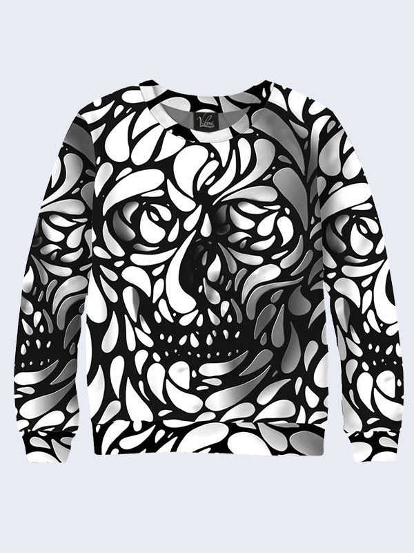 

Мужской свитшот Vilno с фотопринтом Black and white skull  (vl-2894, Мужской свитшот Vilno с фотопринтом Black and white skull S (vl-2894)