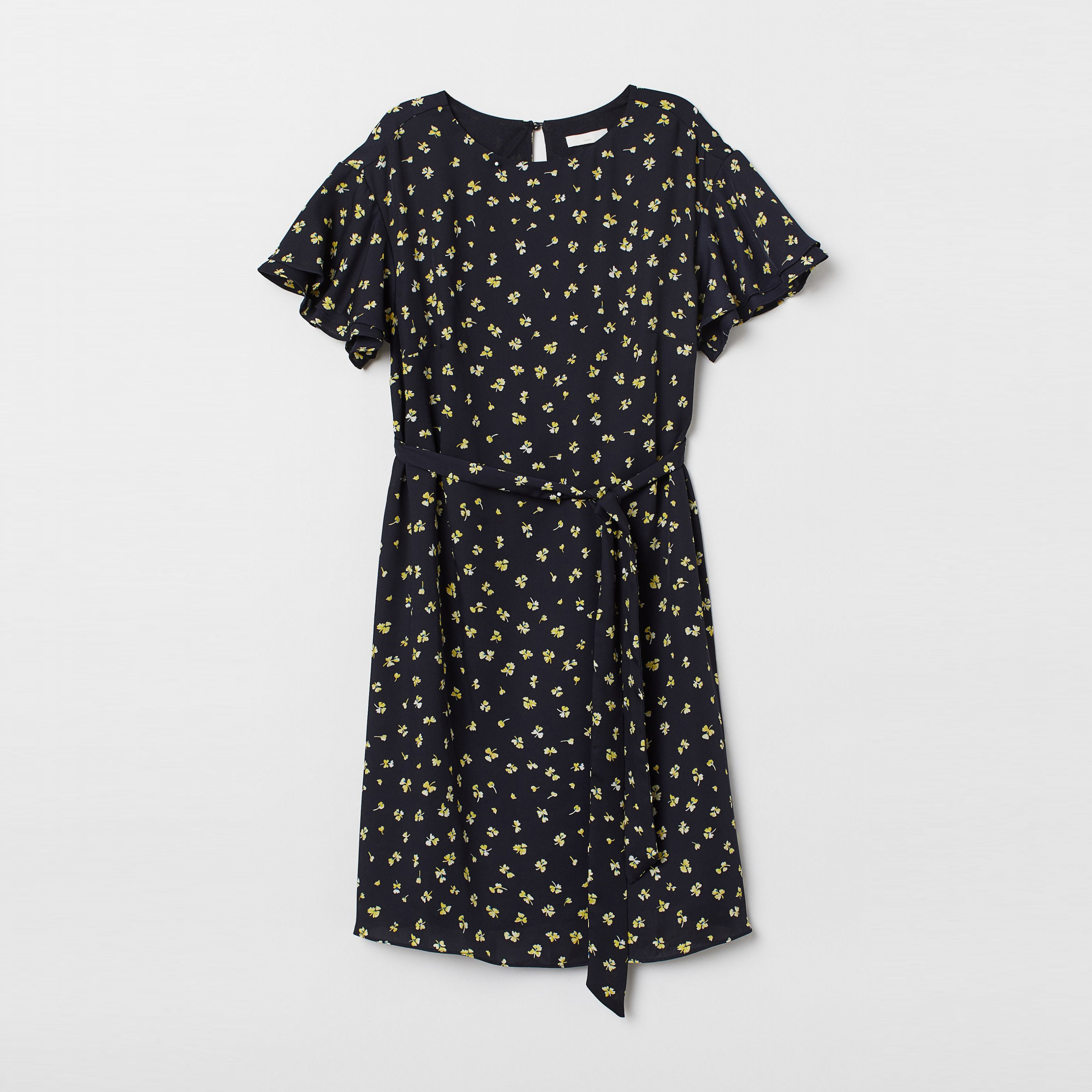 

Платье для беременных H&M 7024959 M Черное с цветами