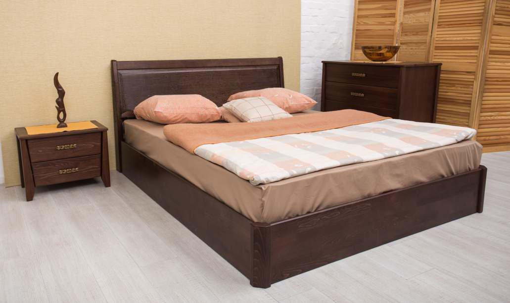 

Кровать Олимп Сити с механизмом с филенкой 120x200 Венге