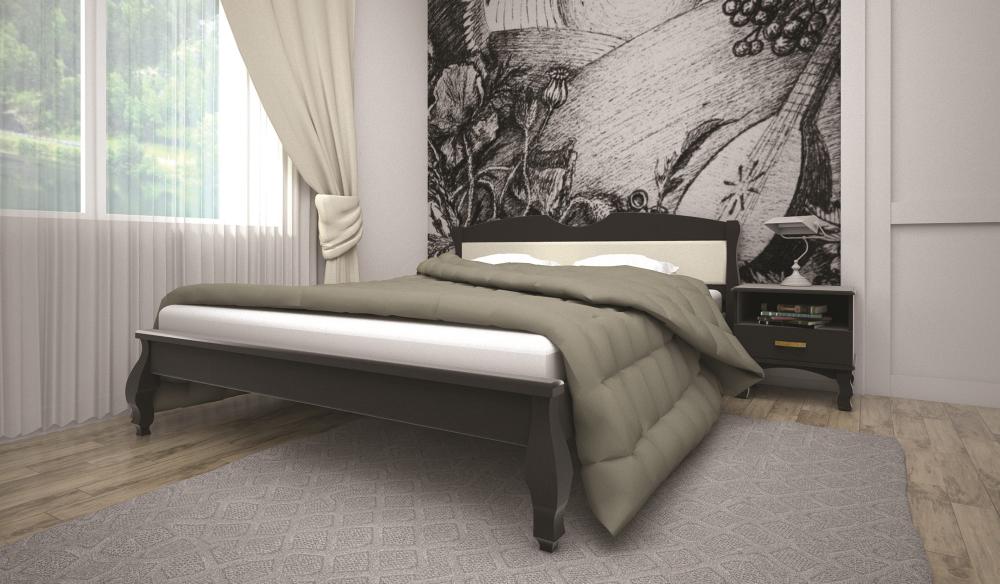 

Кровать ТИС КОРОНА 3 90*200 бук Лак Венге + Leroy 301