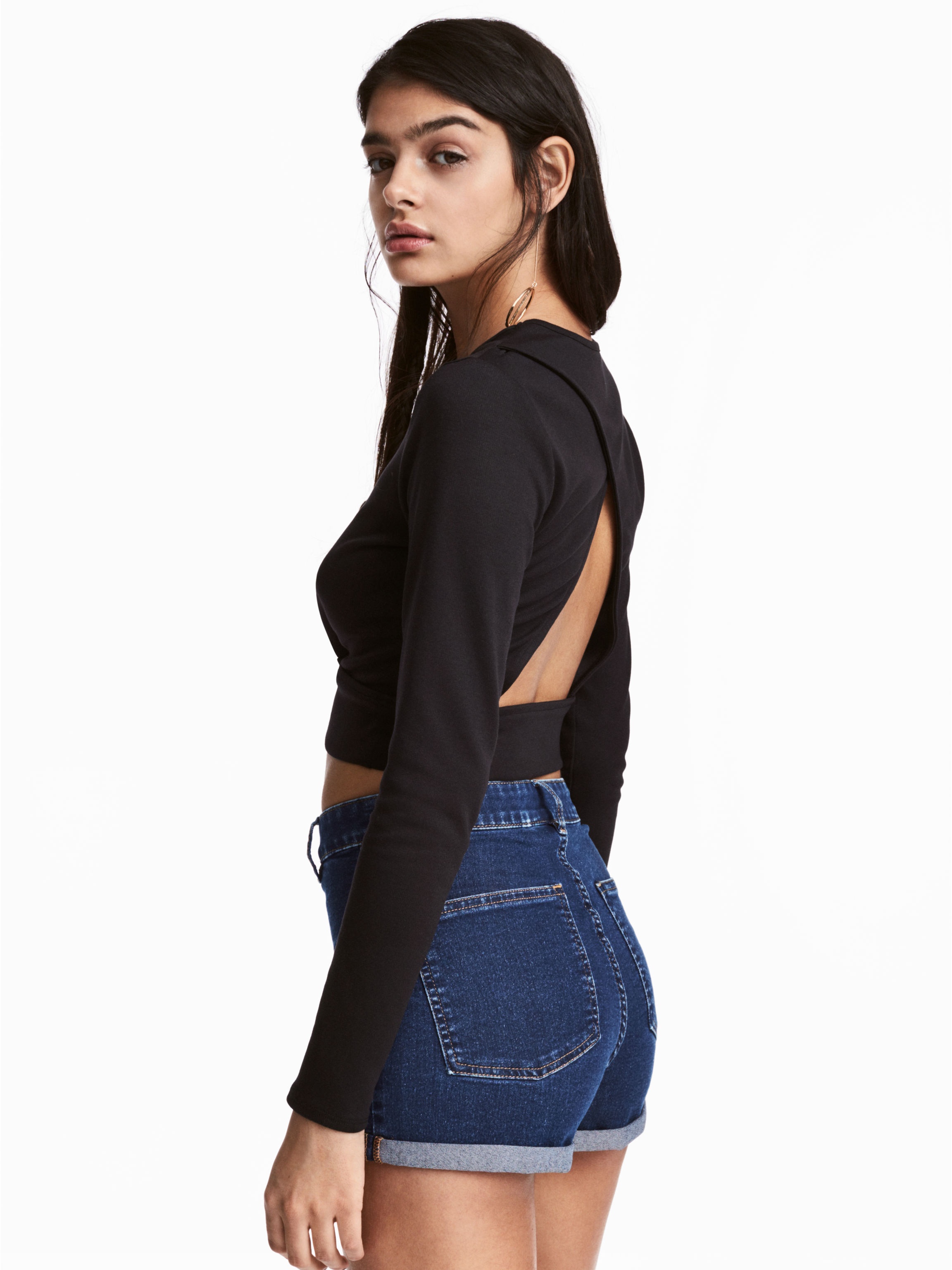 

Топ H&M 4923545 L Черный