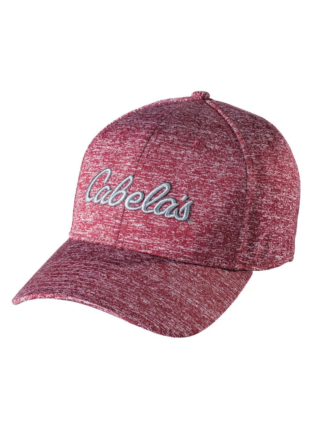 

Рыбацкая кепка Cabela's Men's Stretch-Fit Script Cap красный