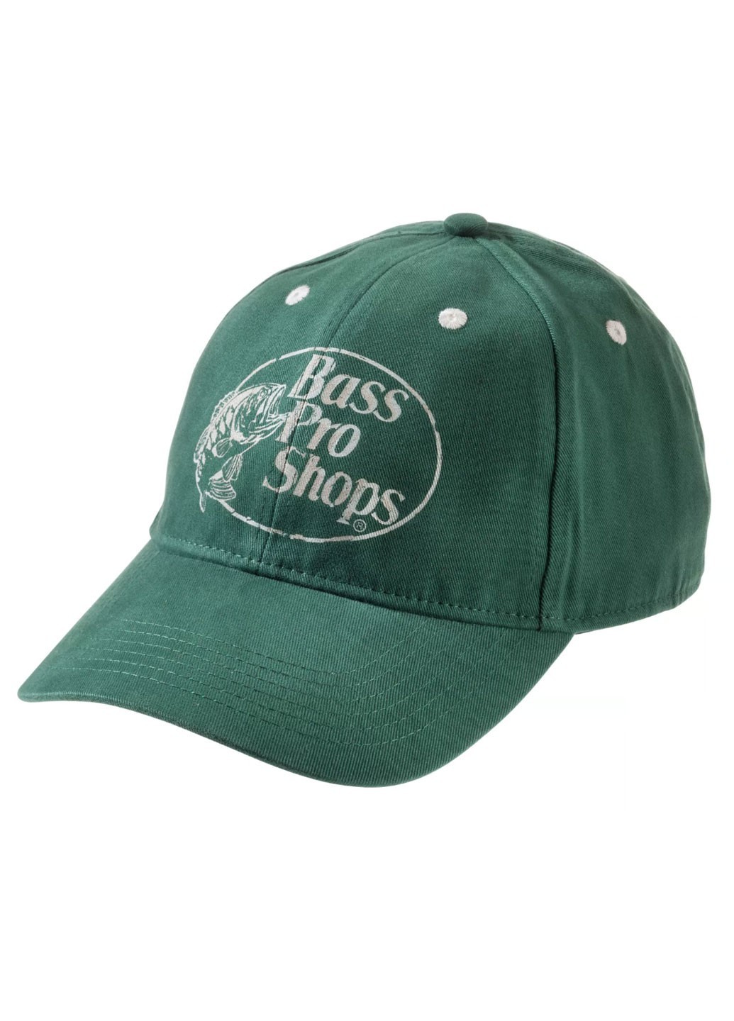 

Рыбацкая кепка Bass Pro Shops Buttery Twill Oval Logo Cap зеленый