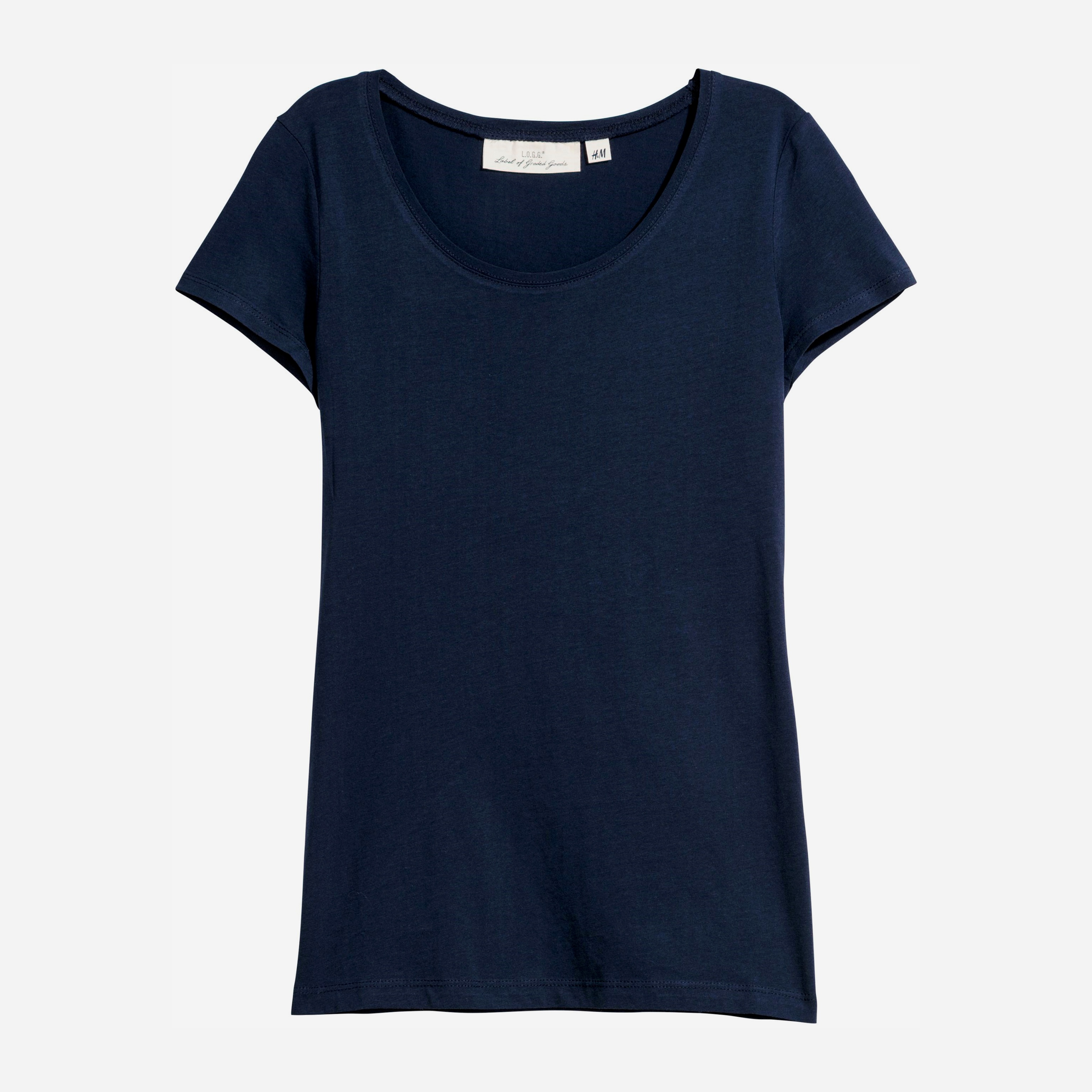 

Футболка H&M 5727967 XS Темно-синяя