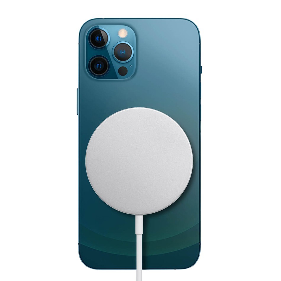 

Магнитная беспроводная зарядка для Apple iPhone 12 серии WIWU Charger White (M5)