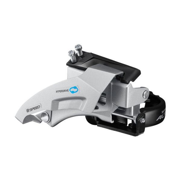 

Перемикач передній SHIMANO FD-M315 ALTUS 2X8/7, TOP-SWING, 34,9/31,8/28,6мм адапт, універс.тяга, для 36зуб