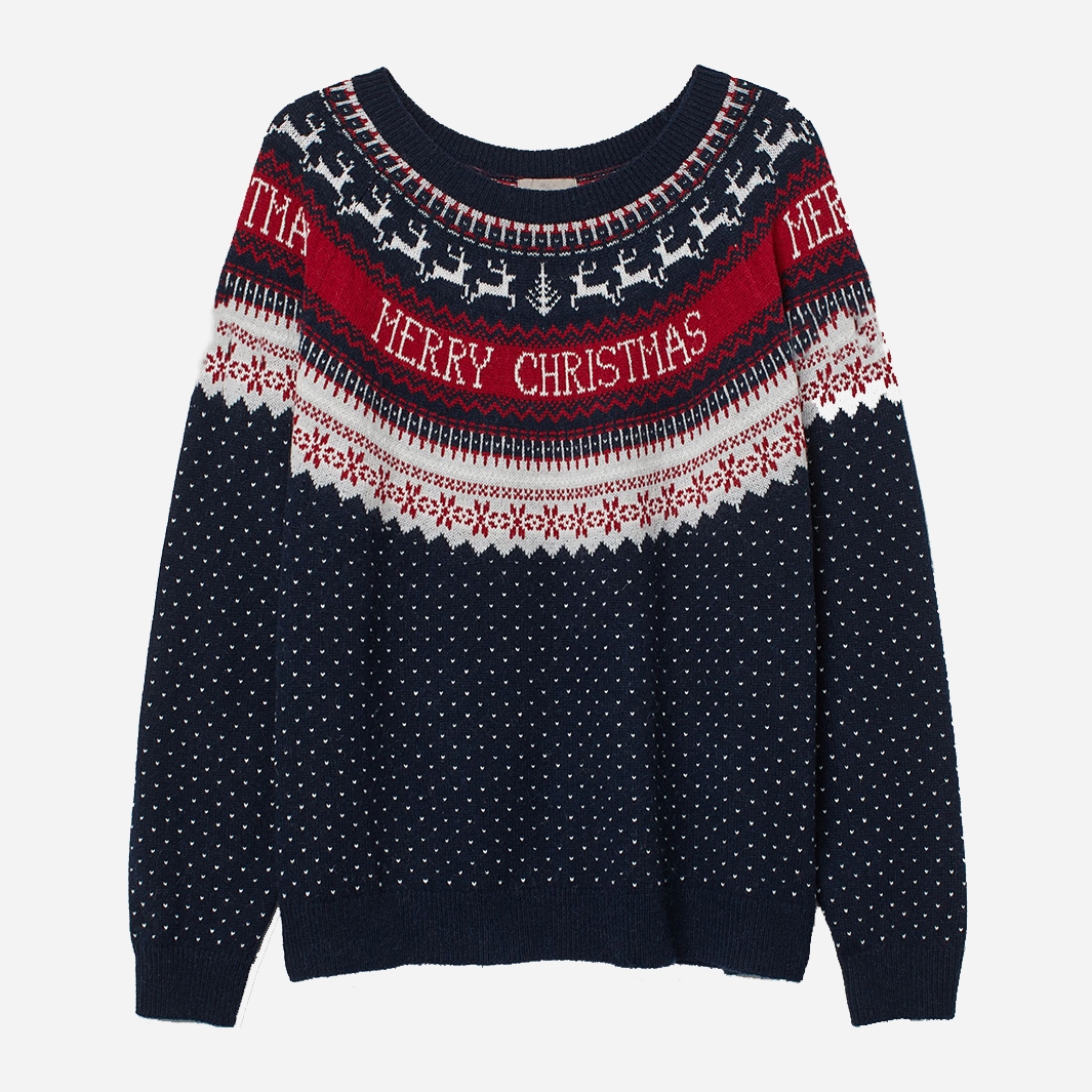 

Джемпер H&M 0654940_02 4XL Темно-синий