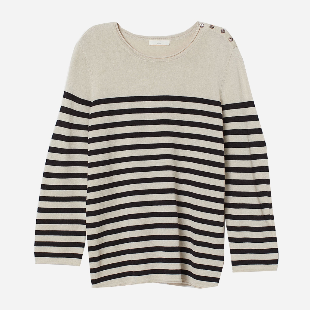 

Джемпер H&M 0764084_пол_01 XS Бежевый