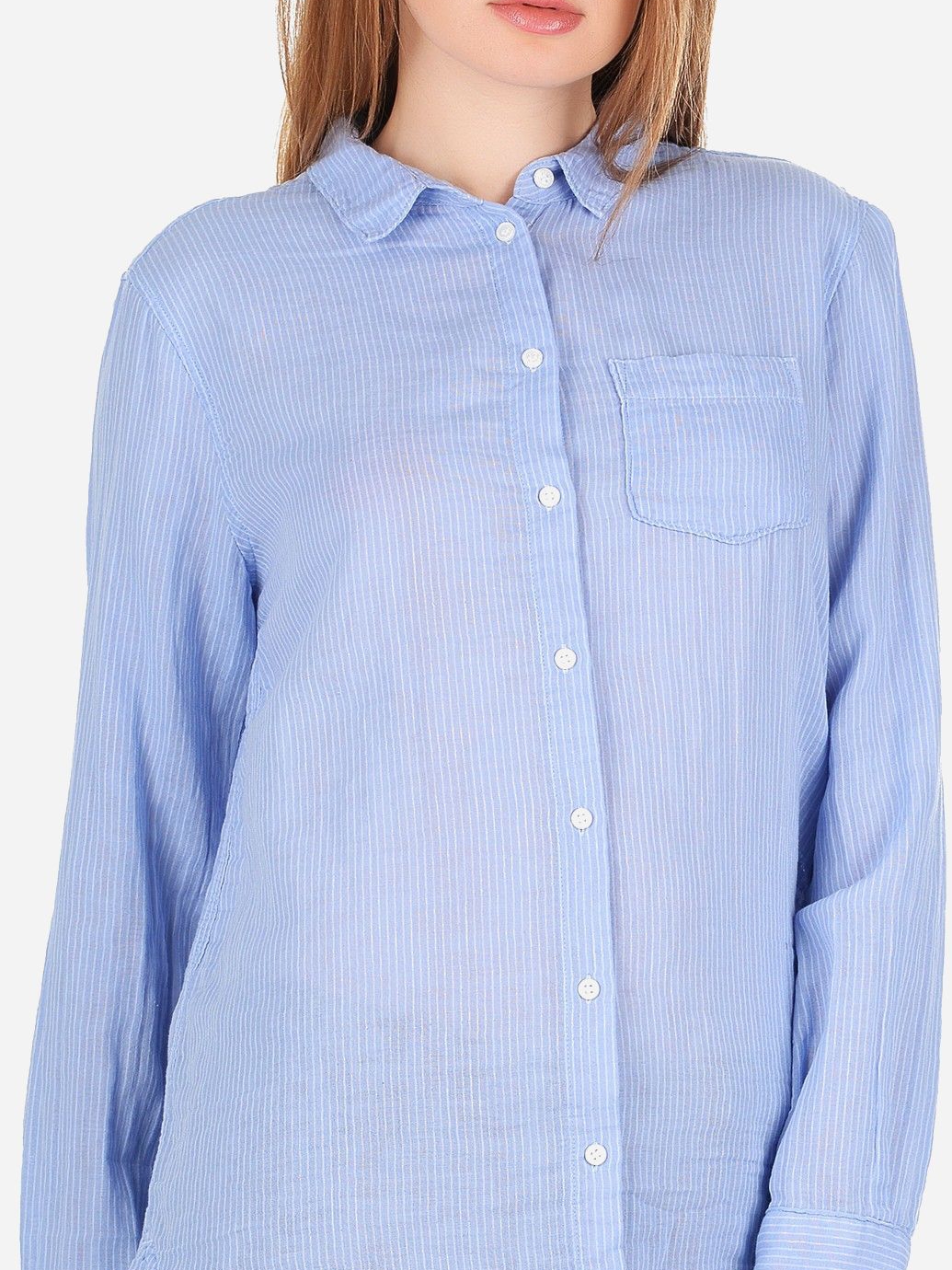 

Рубашка H&M 0439695 40 Голубая