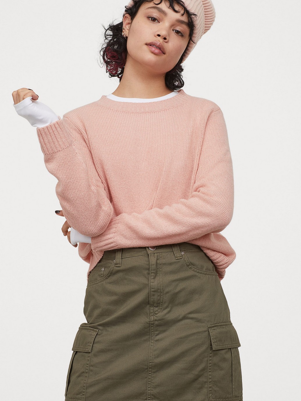 

Джемпер H&M 0679853 M Розовый