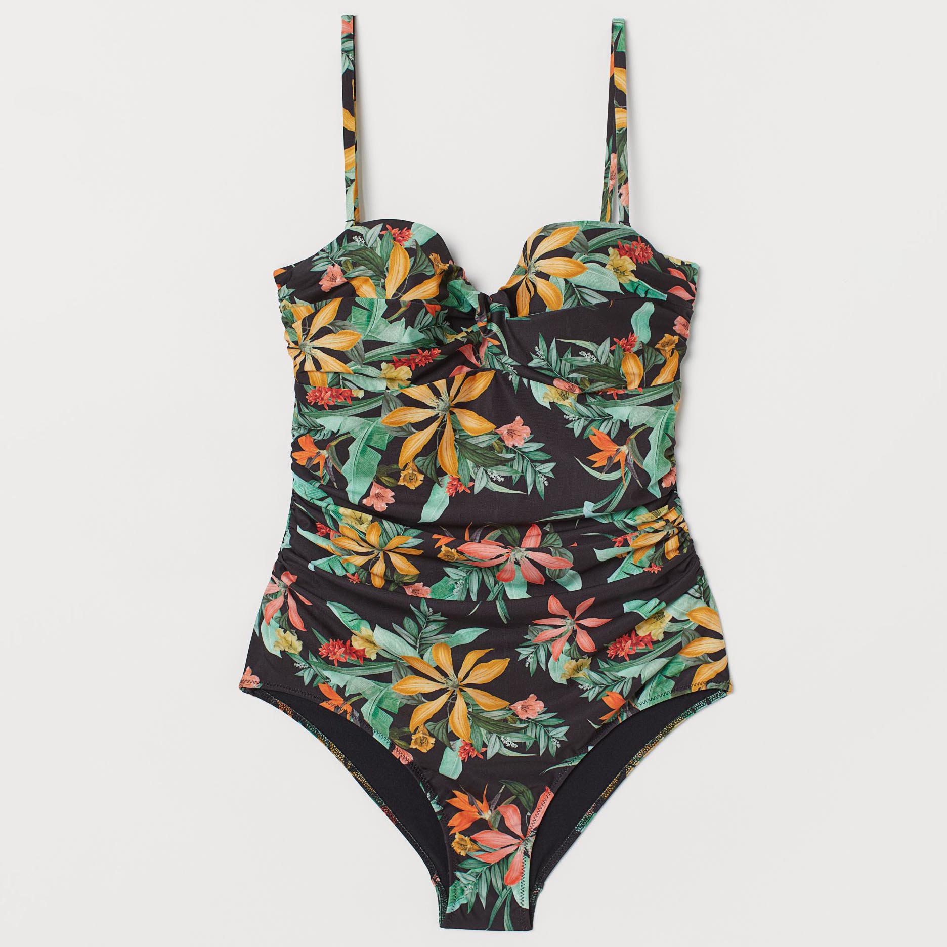 

Слитный купальник H&M 1105-6365059 44 Черный