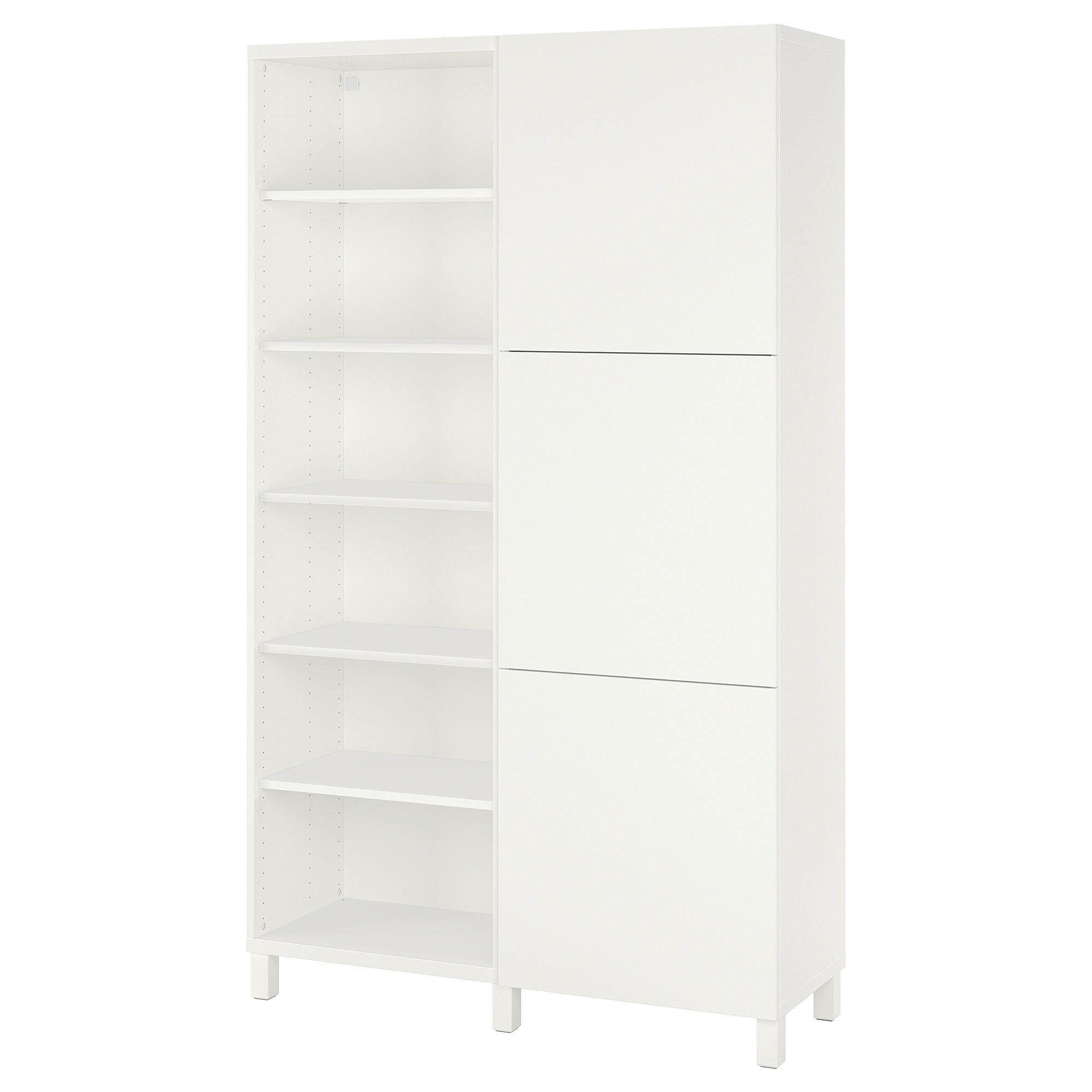 

Комбинация для хранения с дверцами IKEA БЕСТО белый 293.017.62