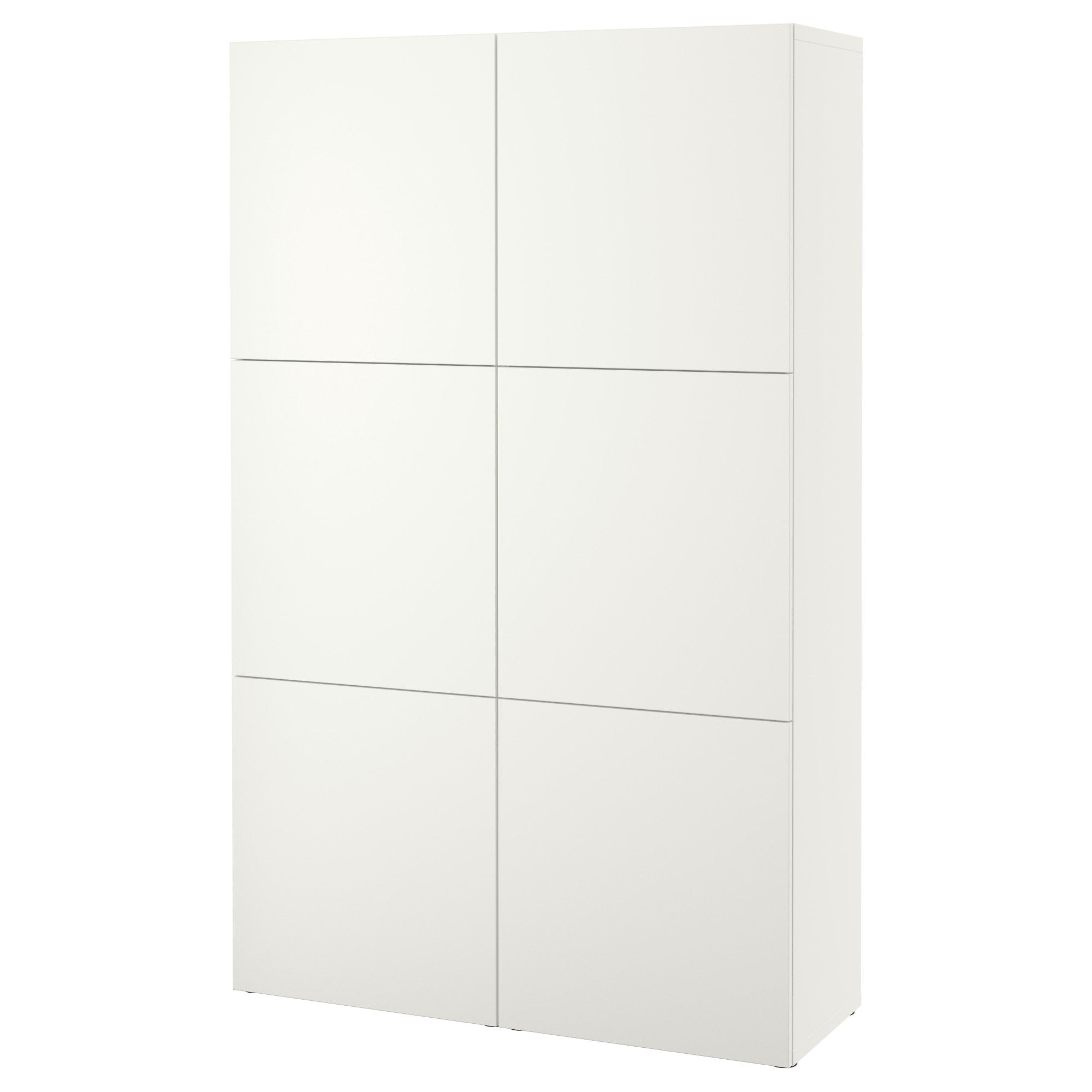 

Комбинация для хранения с дверцами IKEA БЕСТО лаппвикен белый 790.575.26