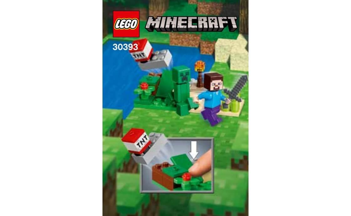 

Конструктор LEGO Стів і Крипер 29 деталей (30393)