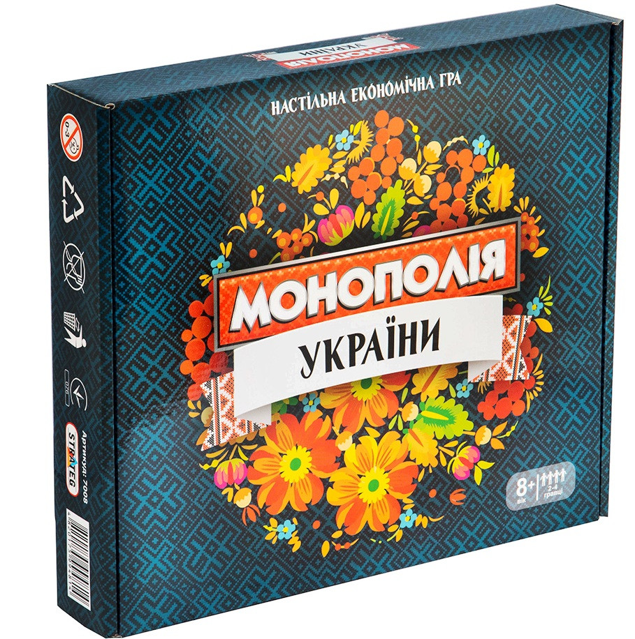 

Економічна гра Монополія України (укр), Strateg (7008)