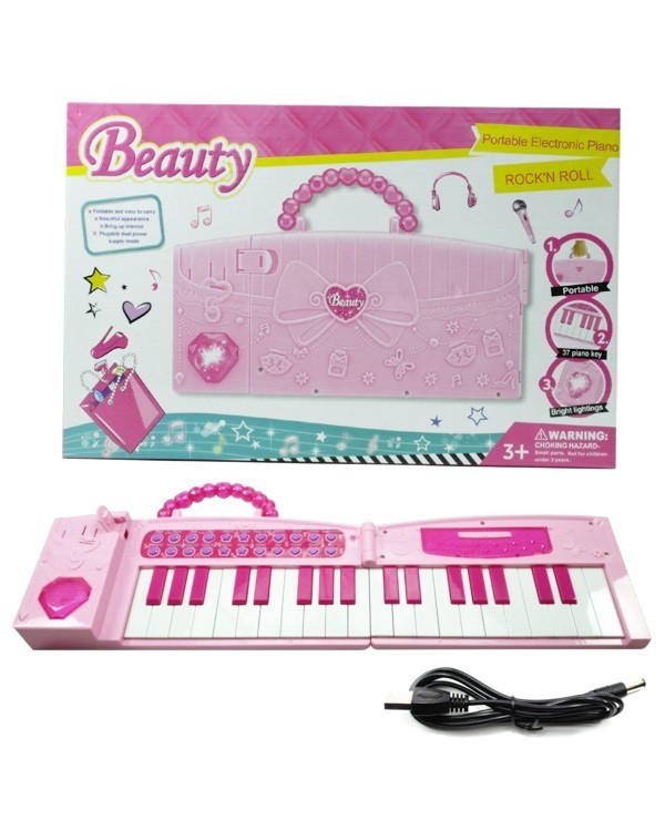 

Детский портативный электрический орган "Beauty" (102A) Розовый 0373