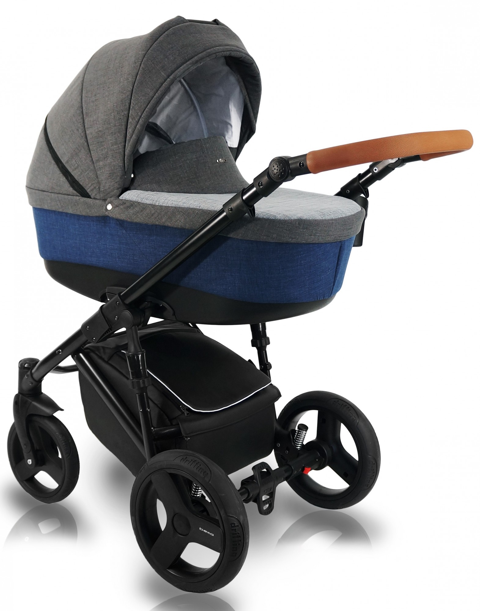 

Дитяча коляска 2 в 1 BEXA ULTRA NEW - U103 сірий з синім
