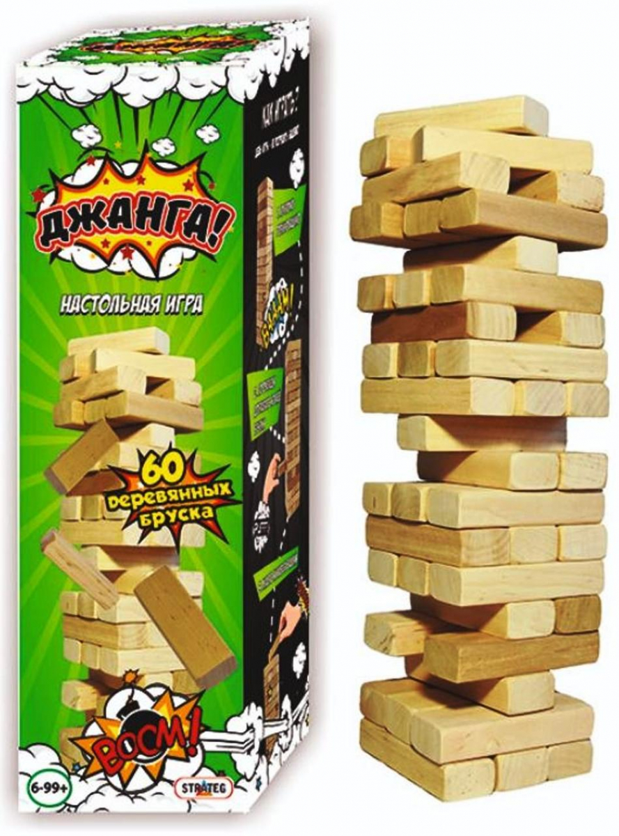 

Игра Дженга 60 брусков, Strateg (25)