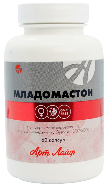 

Натуральный индольный комплекс при мастопатии Артлайф Младомастон 60 капсул (6103)