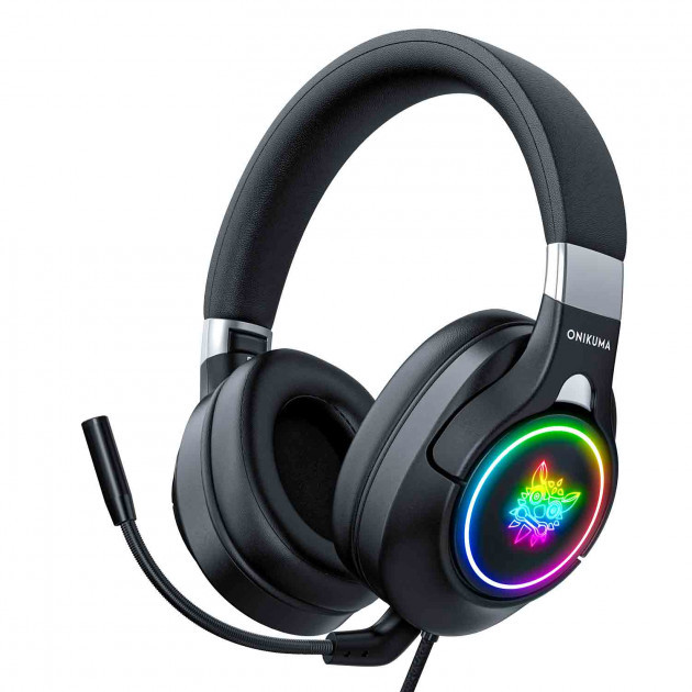 

Наушники игровые ONIKUMA Gaming LED K15, черные