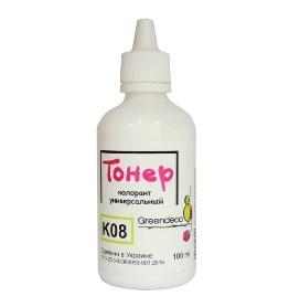

Колорант универсальний Greendeco Toner K08 Белый 100 мл