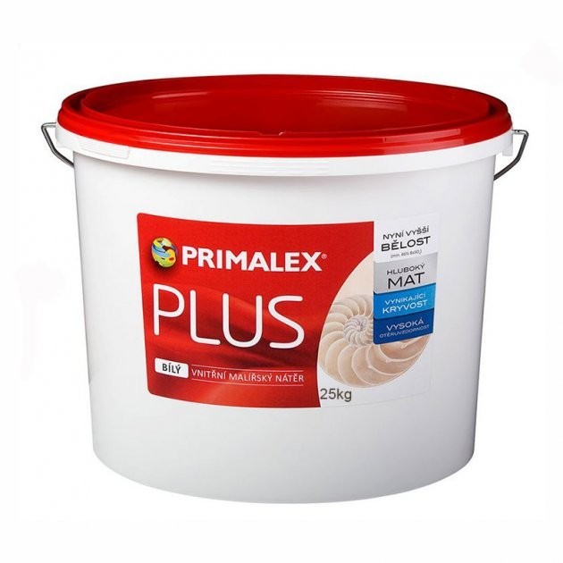 

Известковая краска Primalex Plus белая 25 кг