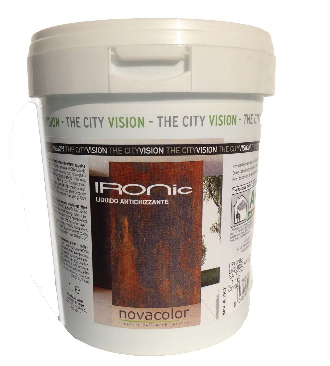 

Декоративный материал c эффектом ржавчины Novacolor Ironic 2,5 л