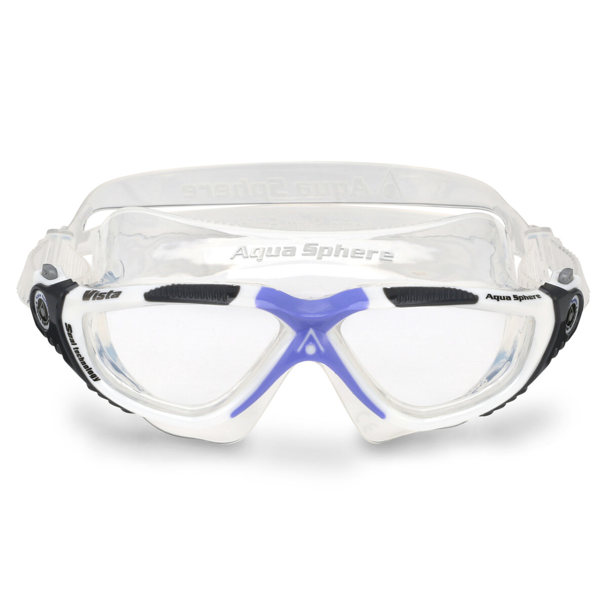 

Окуляри для плавання Aquasphere VISTA біло-бузковий лінзи прозорі (MS175113)