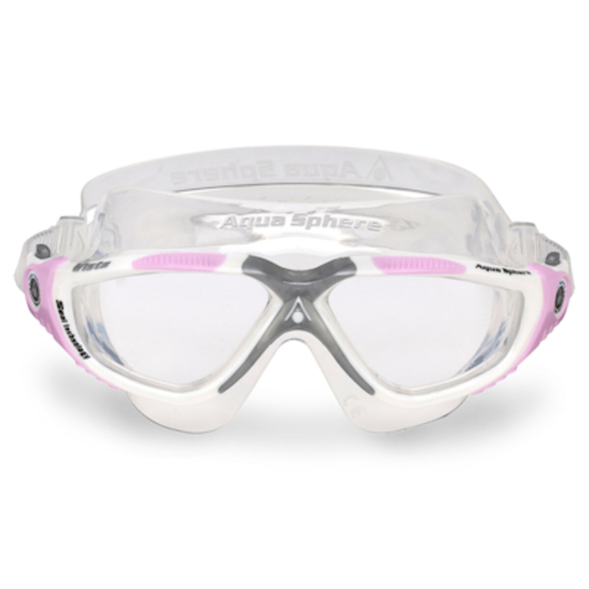 

Окуляри для плавання Aquasphere VISTA LADY біло-рожевий лінзи прозорі (MS17511)
