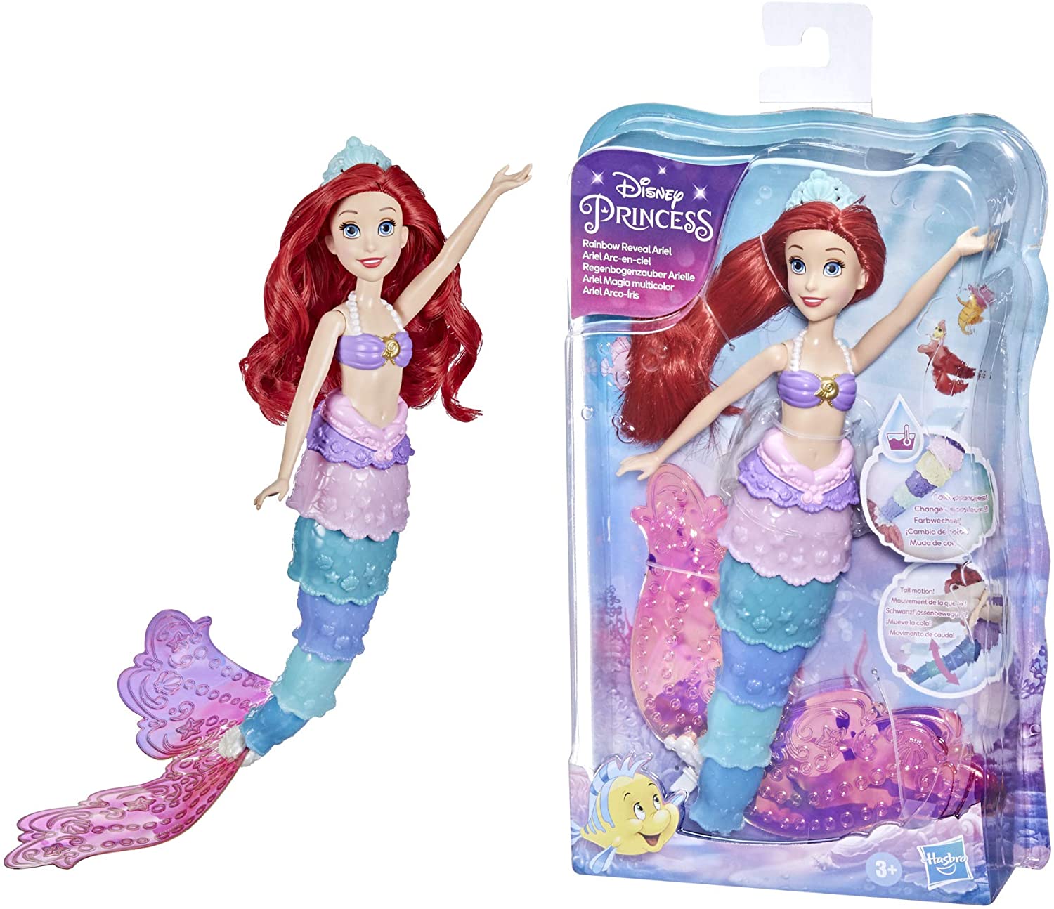 

Кукла Русалочка Ариэль 42 см для Ванны Меняет Цвет Хвоста Ariel Hasbro F0399