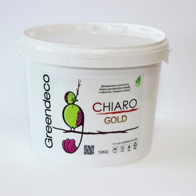 

Краска с эффектом шелка Greendeco Chiaro Gold 12 кг