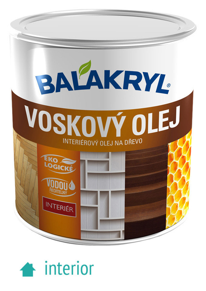 

Восковое Масло для дерева Balakryl Voskovy Olej Натураль 2,5 л
