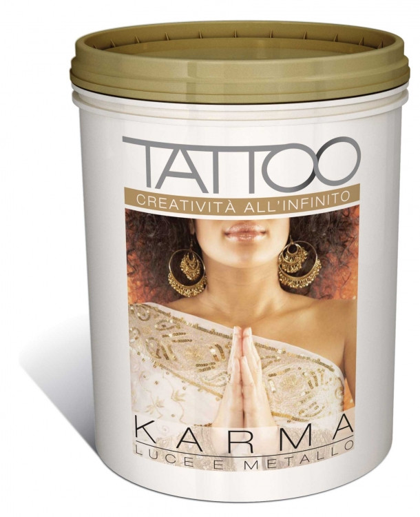 

Декоративная краска Tattoo Karma Marrakech base Argento 3 л