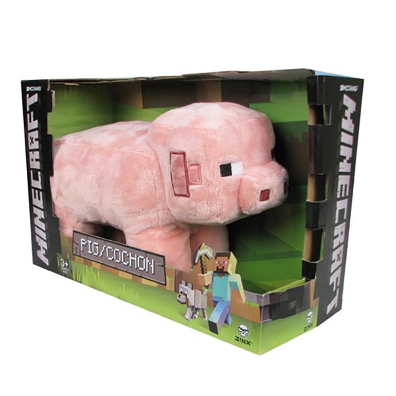 

Свинка из Minecraft Jinx Pig Cochon 28 см в упаковке