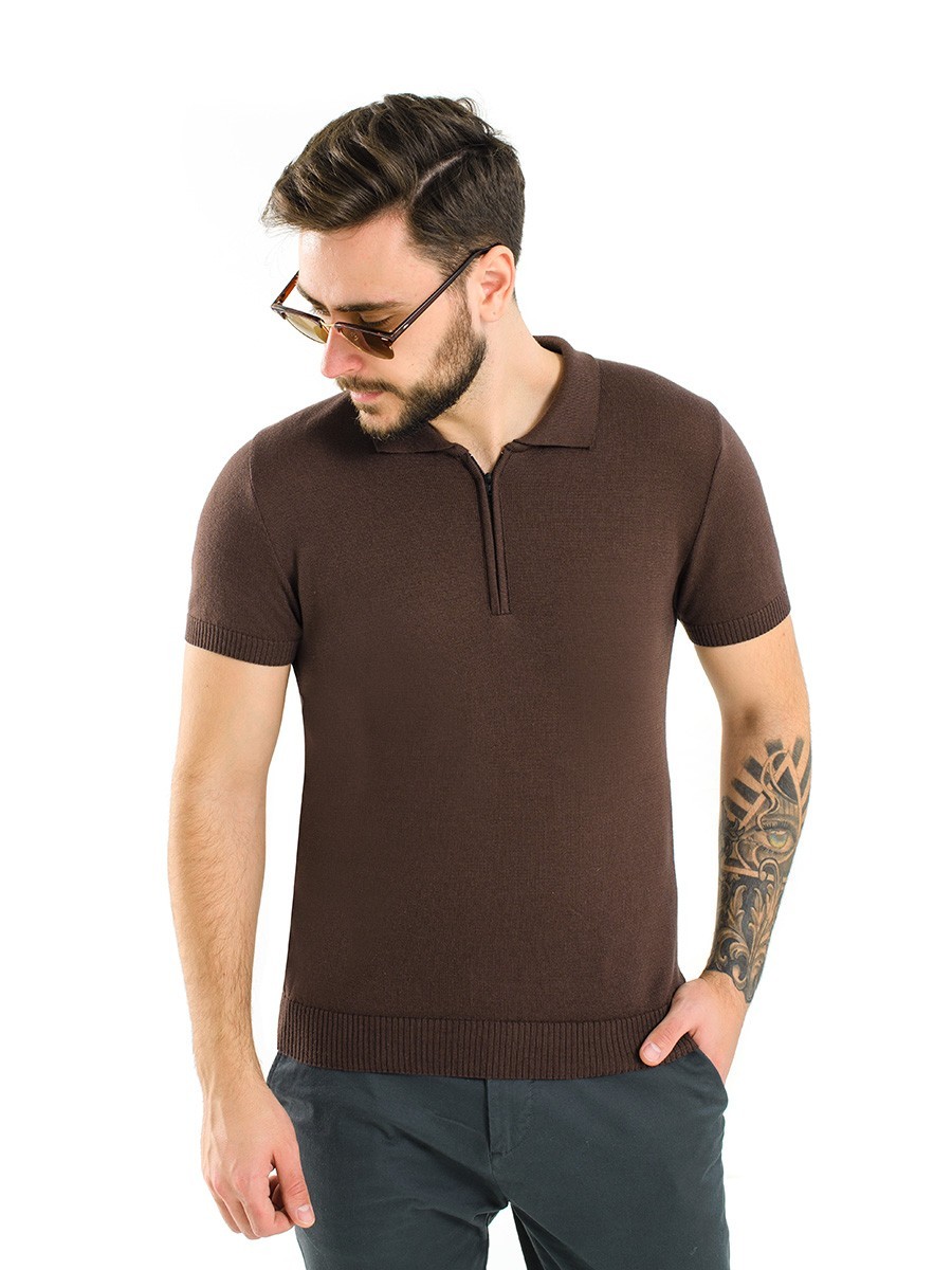 

Джемпер-поло с коротким рукавом SVTR 317 48 Коричневый (SVTR 317_4)