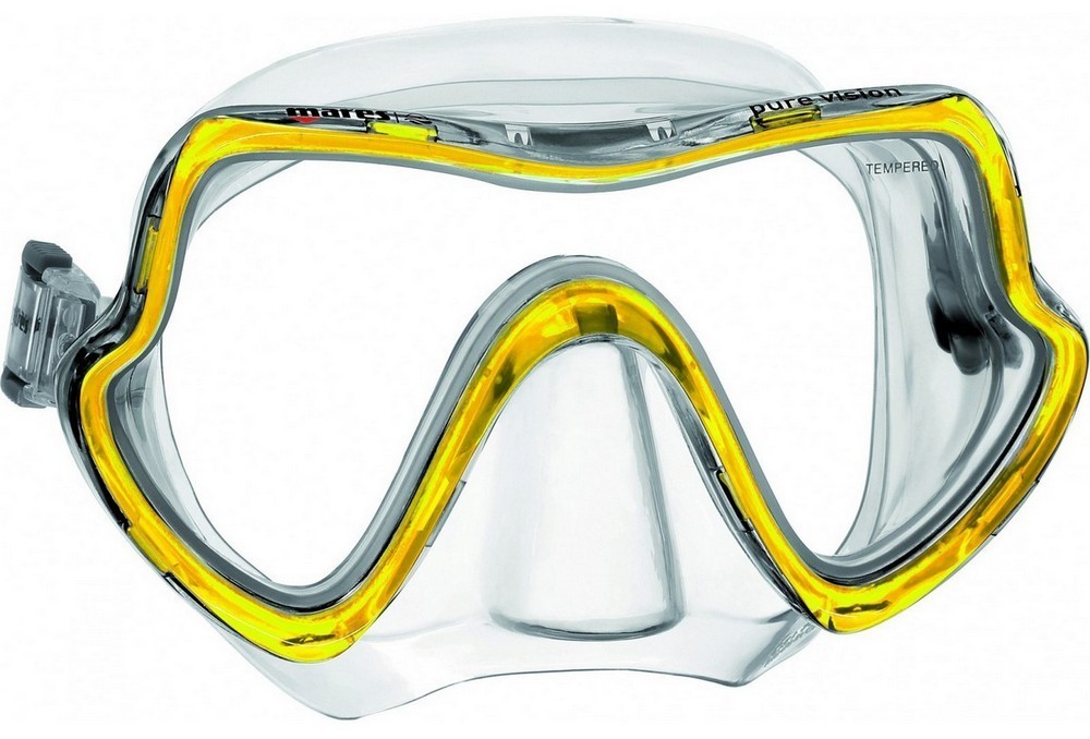 

Маска для дайвинга Mares Pure Vision прозрачный с желтым 411217.CLRYL