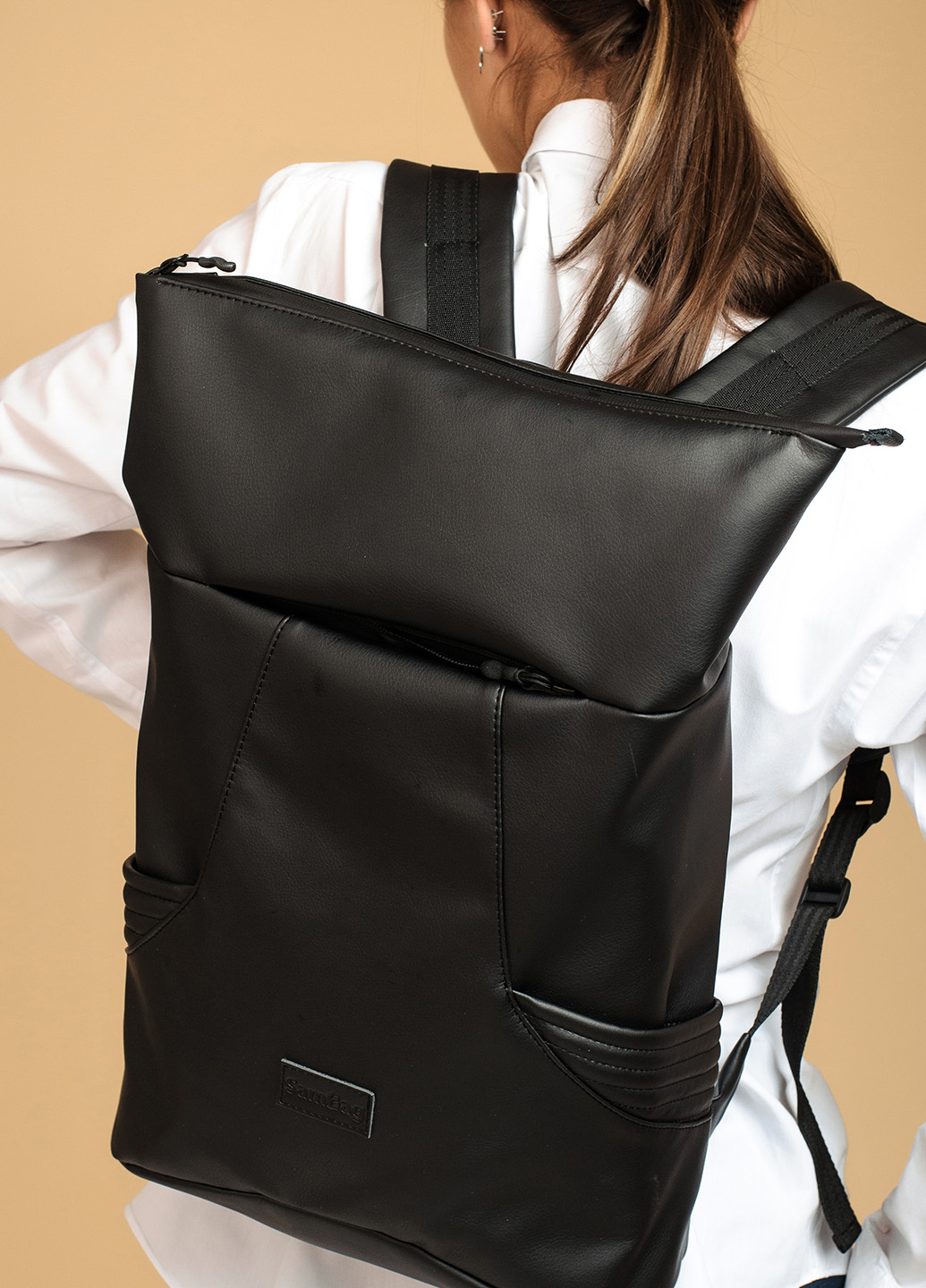 

Рюкзак ролл Sambag унисекс RollTop KQN12800 черный