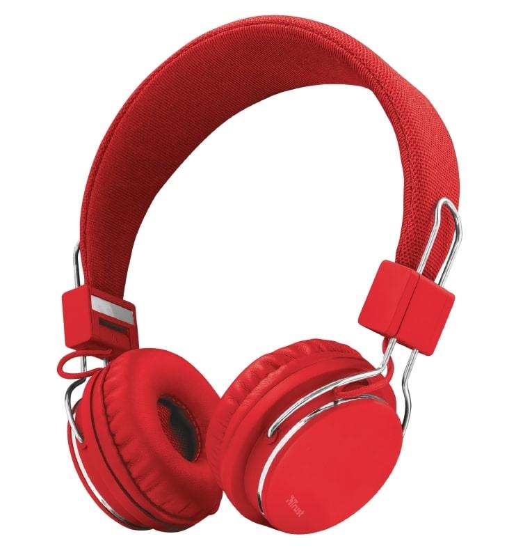 

Гарнитура Trust Ziva Foldable Red (21822)