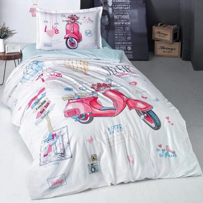 

Турецкое Подростковое постельное белье Aran Clasy Free Girl 160x220 Хлопок 100%