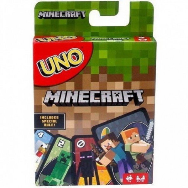 Настольная игра Mattel Уно Майнкрафт (UNO Minecraft) – фото, отзывы ...